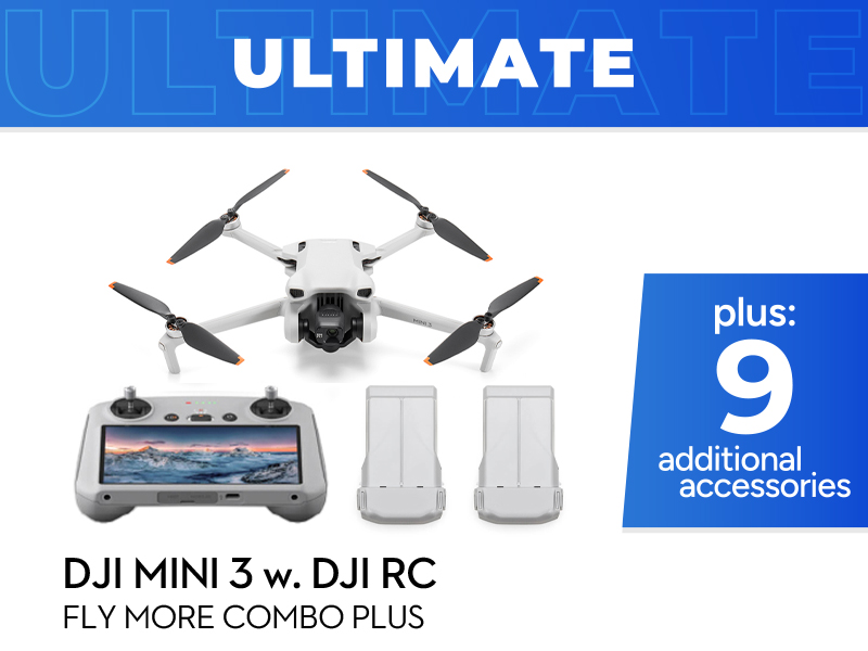 DJI Mini 3 Ultimate Combo Plus w. DJI RC